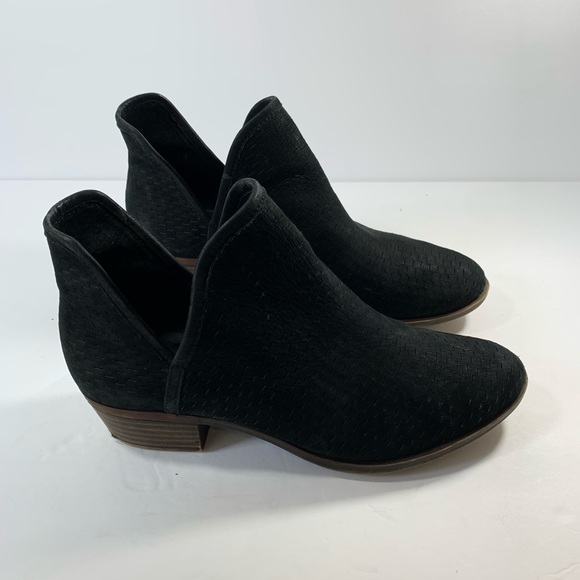 Lucky Brand Bashina Perforated Bootie Black - Picture 5 of 8